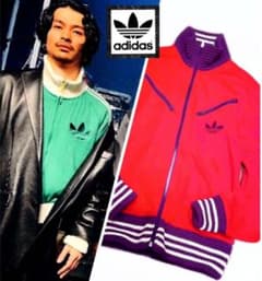 アディダス HERITAGE NOW 人気完売 ジャージ ブルゾン 赤 常田大希 アディダス HERITAGE NOW 人気完売 ジャージ ブルゾン 赤 常田大希