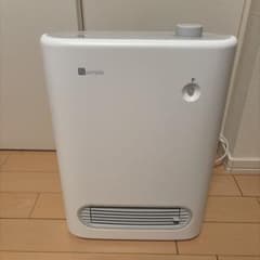 N simple セラミックファンヒーター ホワイトのサムネイル