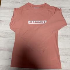 お値下げ中！MAMMUT 長袖Tシャツ オレンジレディース　Mサイズ（アジアL）のサムネイル