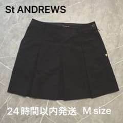 美品】St ANDREWS Mサイズ ゴルフスカート ブラック レディース - メルカリ
