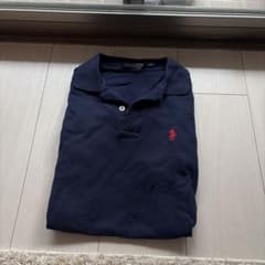 １回のみ着用　RALPH LAURENポロシャツネイビー XSのサムネイル