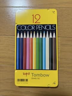 Tombow 12色色鉛筆缶ケースのサムネイル