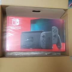 Nintendo Switch グレー　本体　保護シート付きのサムネイル