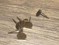 ネイチャーガイダンス:皿付ピアスポスト・平皿タイプ【7mm】(14kgf)のサムネイル