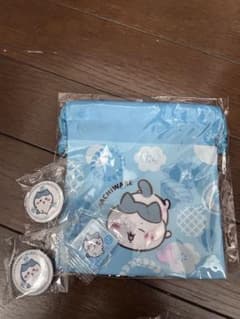 ちいかわ ハチワレ 巾着 缶バッジ くら寿司 コラボのサムネイル