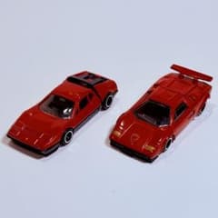 ジャンク品】絶版・青箱トミカ（日本製）2台セット カウンタック