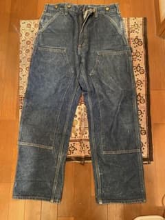 USA製 Carhartt B07 デニムペインターパンツ ダブルニー33×30 - メルカリ