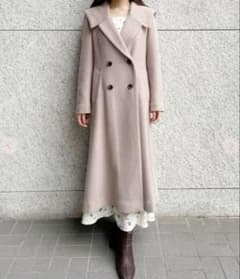 Cocodeal ビックカラーバックフレアコート　モカピンク Cocodeal ビックカラーバックフレアコート モカピンク - メルカリ