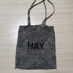 HAY トートバッグ ドット柄 ブラックのサムネイル