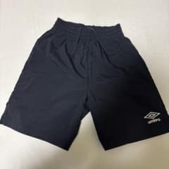 umbro ブラック ハーフパンツ 150 ナイロン素材のサムネイル