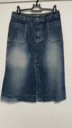 最終値下　超美品【リップスター】オシャレ台形デニムスカートLサイズのサムネイル