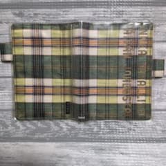 ほぼ日手帳カバー 2012 チェック柄　カバーonカバーのサムネイル