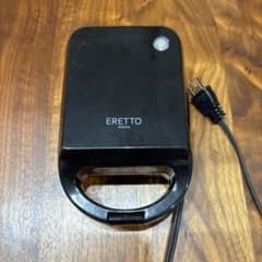 ERETTO mono ホットサンドメーカー ブラックのサムネイル