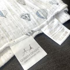 aden＋anais 気球柄モスリンコットン おくるみ　ガーゼケットのサムネイル