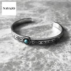 NAVAJO Silver Bangle Indian Jewelry TUAREG Bracelet