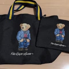 週末価格！Polo Ralph Lauren ベア トートバッグ ポーチセット
