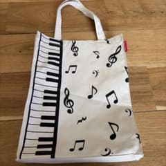 ピアノレッスンバッグ　A4サイズ　手提げ　音符のサムネイル