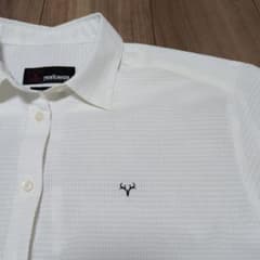 美品 NEWYORKER×鹿島アントラーズ2025 2nd七分袖ブラウス 白のサムネイル