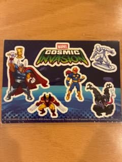 MARVEL Cosmic Invasion デラックス版　同梱ステッカーシート