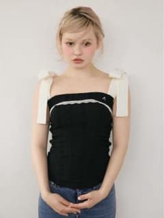 andmary samantha ribbon tops - メルカリ