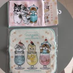 mofusand ×サンリオキャラクターズ ミニハンドタオル&3枚セットタオルのサムネイル