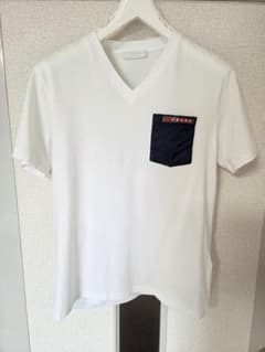 PRADA ホワイト Vネック Tシャツのサムネイル