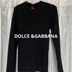 DOLCE&GABBANA リブニット 長袖 ブラック - メルカリ