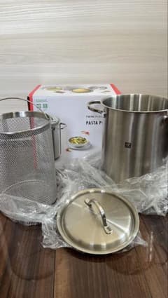 ZWILLING ツヴィリング パスタポット 16cm ザル蓋付 IH対応 箱有
