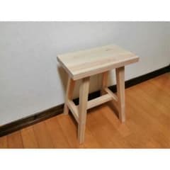 伝統技法ほぞ組】木製フラワースタンド 幅35cm×高さ45cm 花台 水槽台