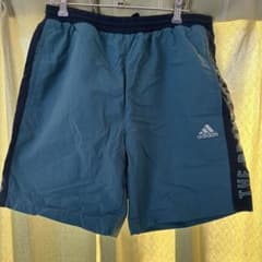 adidas ショートパンツ M 青のサムネイル