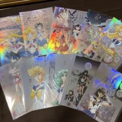 セーラームーンカフェ オーロラクリアファイル 10戦士コンプリート