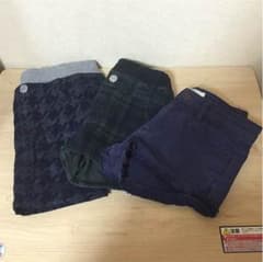 130センチ 秋冬用 スカート ショートパンツセットのサムネイル
