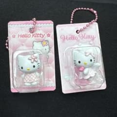 Hello Kitty ミニチュア マスコット 2種セットのサムネイル