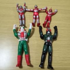 仮面ライダー 特撮フィギュア 5体セットのサムネイル