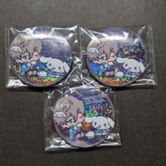 ブルーロック　サンリオコラボ　ホログラム缶バッジ　凪誠士郎　3点セットのサムネイル