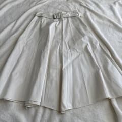 despres Cotton Chino Skirt with Belt, Size 36, Tomorrowland