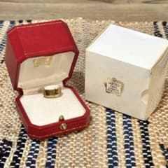 カルティエ K18 ラブリング 6.4g 750 Cartier YG 指輪 - メルカリ