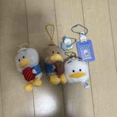 あひるのペックル ぬいぐるみ マスコット 4点セットのサムネイル