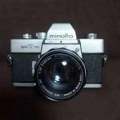 minolta SR-T 101 一眼レフカメラ ・ MC ROKKOR レンズ Minolta SR-T 101 フィルムカメラ Rokkor-PFレンズセット - メルカリ