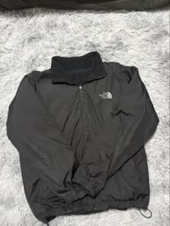 THE NORTH FACE 뒤집을 수 있는 양털 재킷 블랙