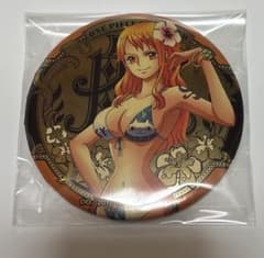 ONEPIECE ワンピース 缶バッジ 輩缶 GOLD ナミ - メルカリ