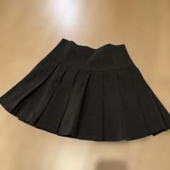 ハイウエスト プリーツミニスカート グレーのサムネイル