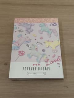 ユニコーン柄 メモ帳 FOREVER DREAMのサムネイル