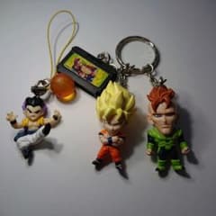ドラゴンボール孫悟空・人造人間16号・ゴテンクス　キーホルダーのサムネイル