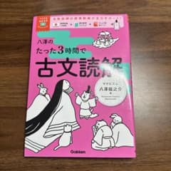 八澤のたった3時間で古文読解のサムネイル