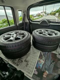 タフワイルド ハスラー 新車外し 納車前外し タイヤ ホイール 4本