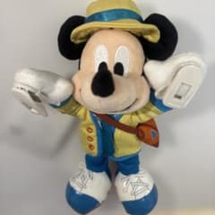 ミッキーマウス ぬいぐるみ マスコット クリップ付き　ディズニーのサムネイル