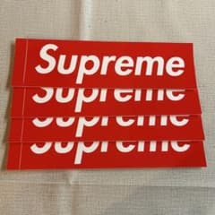 Supreme ロゴステッカー 4枚セットのサムネイル