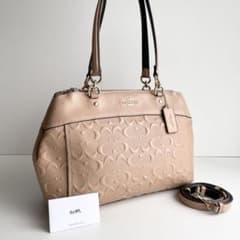 コーチ COACH ハンドバッグ 2way ブルック シグネチャー 型押し - メルカリ