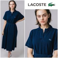 e* 　LACOSTEインディゴ鹿の子地ポロドレス 定価2万円 e* 様専用 LACOSTEインディゴ鹿の子地ポロドレス 定価2万円 - メルカリ